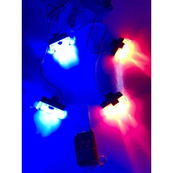 EKT KUMANDALI PANJUR ÇAKAR 4X2 KIRMIZI MAVİ