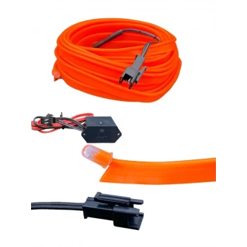 NEON İP LED TURUNCU 5 METRE