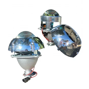 3 İNÇ DÜZ Bİ-XENON MERCEK YUVARLAK KAPAK RGB ŞEYTAN GÖZ