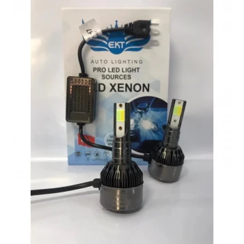 C9 3 RENK-BUZ MAVİ+BEYAZ+KRİSTAL MAVİ-H11-LED FAR AMPULÜ