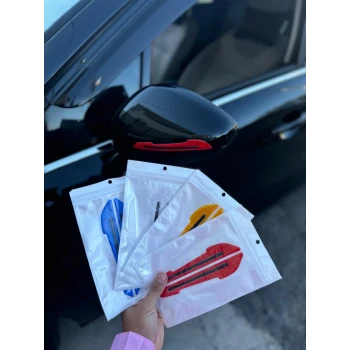 4lü ayna sticker SET