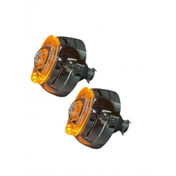 3 İNÇ Bİ XENON MERCEK + CY6 MODEL TURUNCU ANGELLİ KAPAK SET
