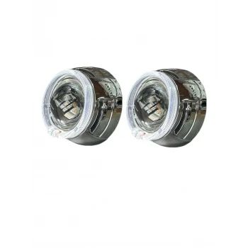 3 İNÇ Bİ XENON MERCEK + CY6 MODEL BEYAZ ANGELLİ KAPAK SET