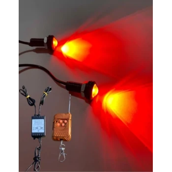 UZAKTAN KUMANDALI AYNA ALTI KARTAL GÖZ LED KIRMIZI