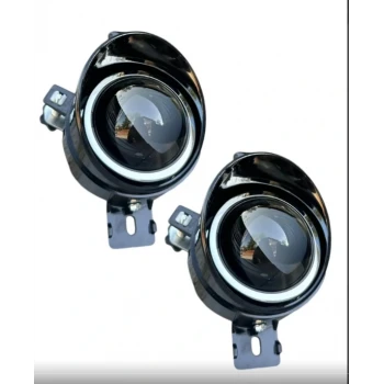 F8 3 İNÇ SİS FARI 3 RENK PROJECTÖR SİS LAMBASI