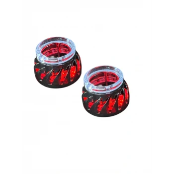 C13 ÇİFT RENK KIRMIZI BEYAZ ANGEL KAPAK 2.5 İNÇ