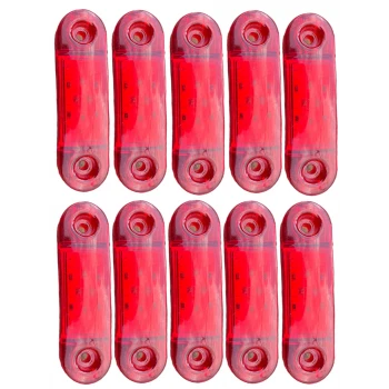 9 LEDLİ 10 ADET TOMBUL PARMAK LED KIRMIZI