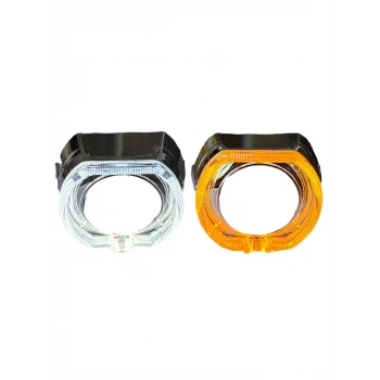 C11 3.0 İNÇ SİNYALLİ BEYAZ TURUNCU KARE ANGEL KAPAK