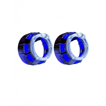 C15 2.0 İNÇ MAVİ BEYAZ YUVARLAK ANGEL KAPAK