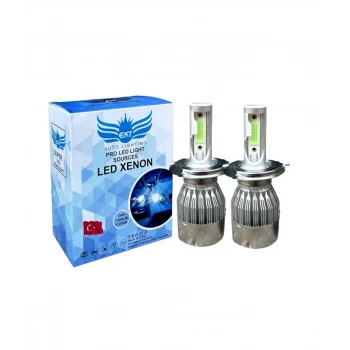 EKT-7200-BUZ MAVİ-H4-LED FAR AMPULÜ