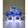 2.5 İNÇ J MODEL Bİ-XENON MERCEK BEYAZ ANGEL + RGB ŞEYTAN GÖZ