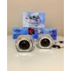 2.5 İNÇ J MODEL Bİ-XENON MERCEK BEYAZ ANGEL + TURUNCU ŞEYTAN GÖZ