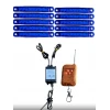 UZAKTAN KUMANDALI 9 LEDLİ 10 ADET PARMAK LED MAVİ