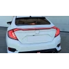 HONDA CIVIC FC5 2016-2021 HAREKETLI SINYALLI LED STOP VE SPOILER TAKIMI KIRMIZI