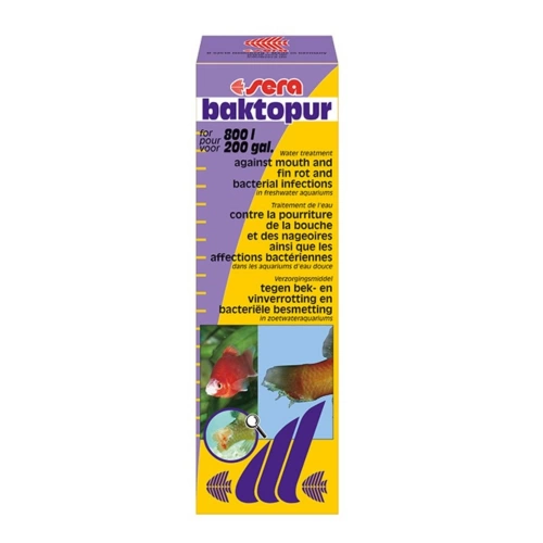 Sera Baktopur 50ml – Balıklar İçin Etkili Tedavi Çözümü