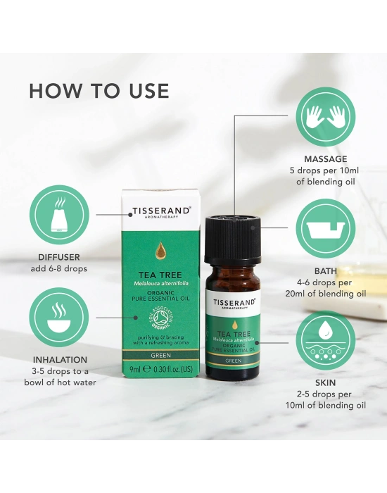 Tisserand Çay Ağacı Uçucu Yağı - Organik