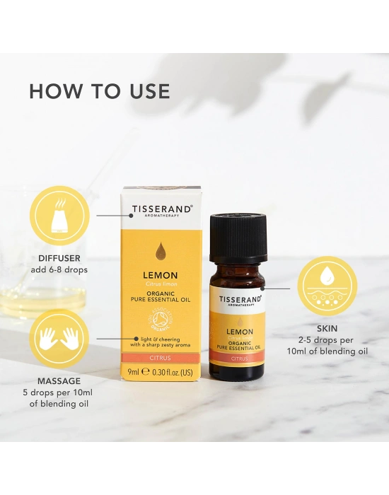 Tisserand Limon Uçucu Yağı - Organik