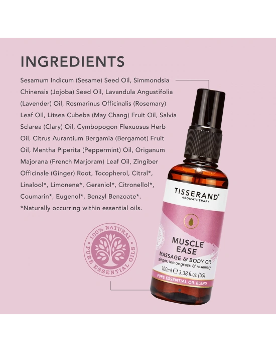 Tisserand Muscle Ease Masaj ve Vücut Yağı