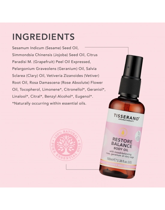 Tisserand Restore Balance Masaj ve Vücut Yağı