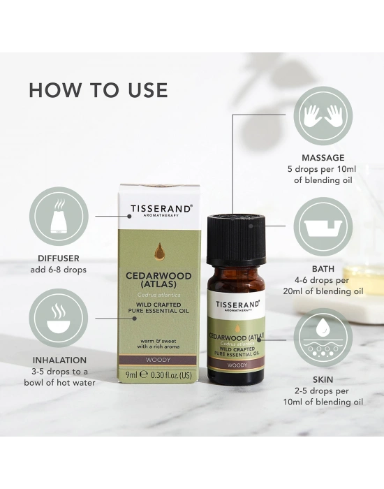 Tisserand Sedir (Atlas) Organik Uçucu Yağ