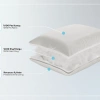 DOQU Home Whiteline Microfiber Yastık 50 x 70 cm - Beyaz