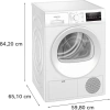 Siemens WT00H201TR iQ300 Isı Pompalı Kurutma Makinesi 8 kg