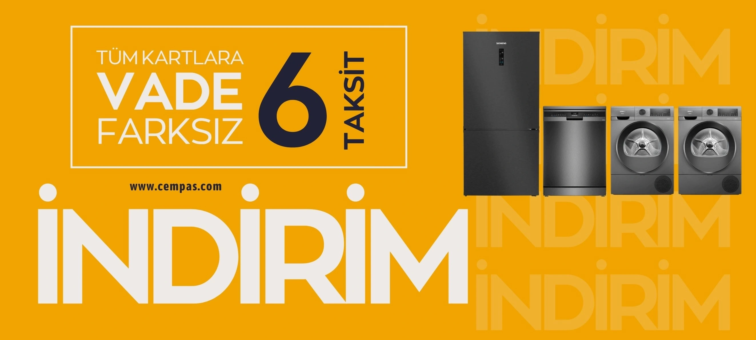 Vade Farksız 6 Taksit İmkanı