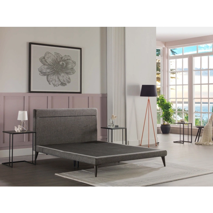 Bellona Flexy Baza Başlık Takımı - Gri 160X200