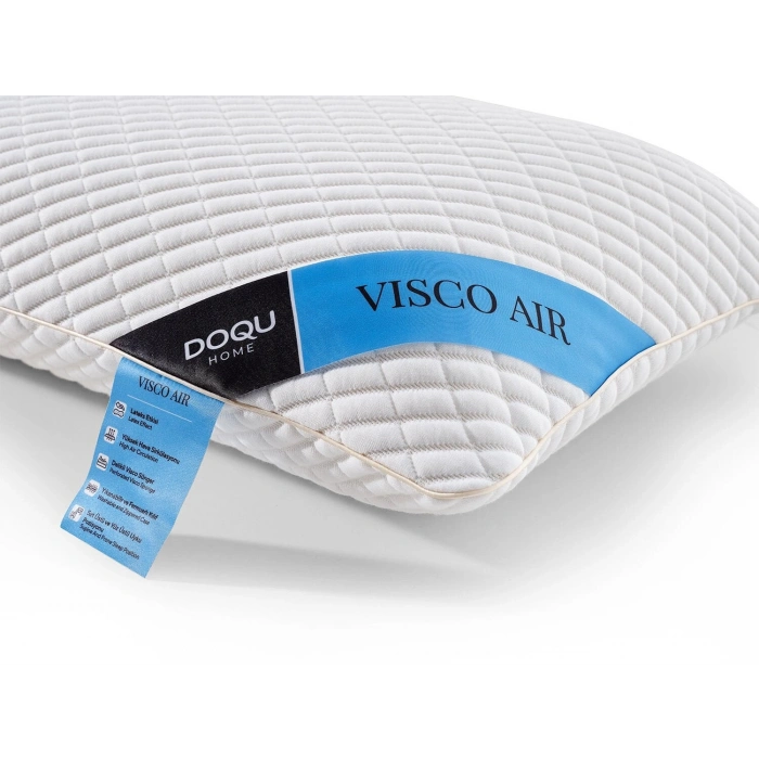 DOQU Home Visco Air Yastık 2li Avantajlı Paket 60 x 40 cm - Beyaz