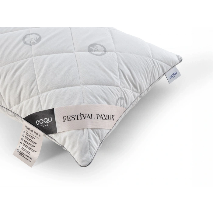 DOQU Home Festival Pamuk Yastık 50 x 70 cm - Beyaz