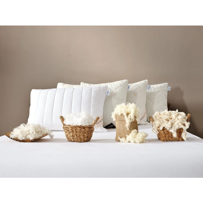 DOQU Home Festival Pamuk Yastık 50 x 70 cm - Beyaz