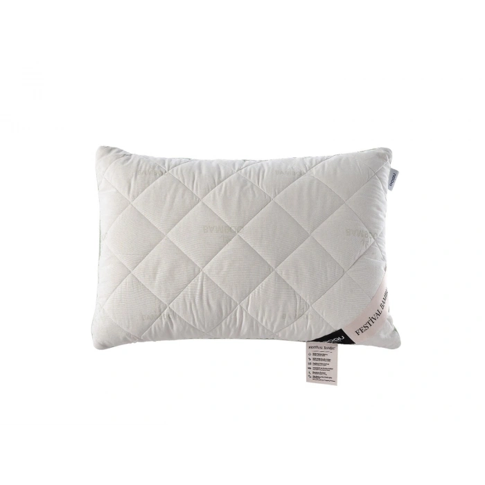DOQU Home Festival Bambu Yastık Beyaz - 50 x 70 cm