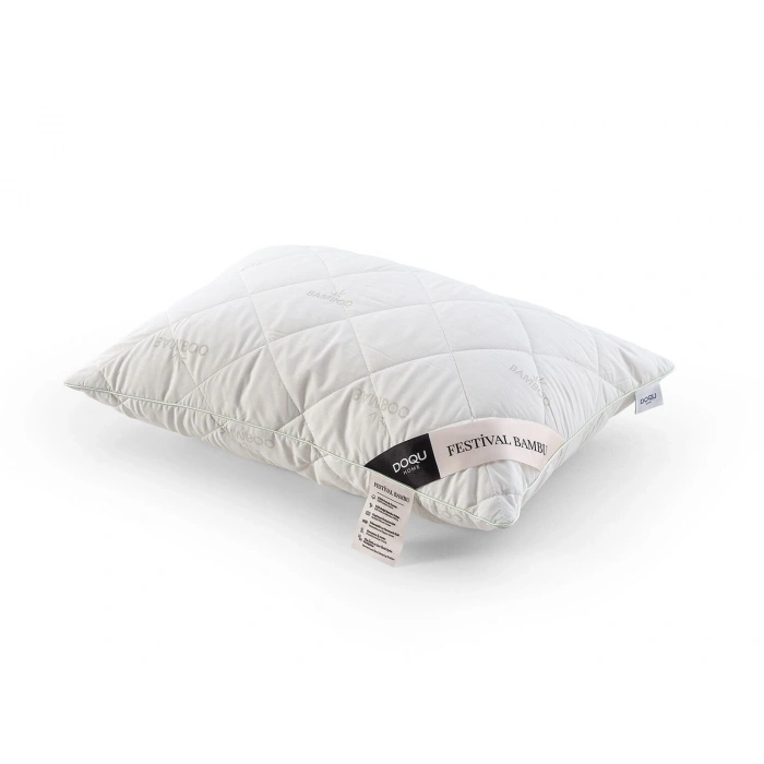 DOQU Home Festival Bambu Yastık Beyaz - 50 x 70 cm