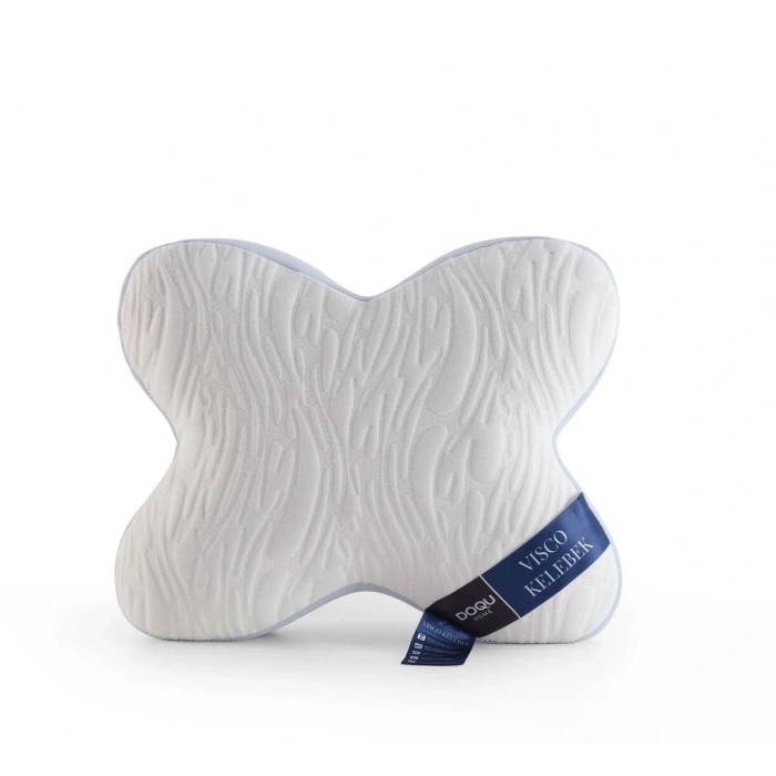 DOQU Home Visco Kelebek Yastık 53 cm x 42 cm - Beyaz