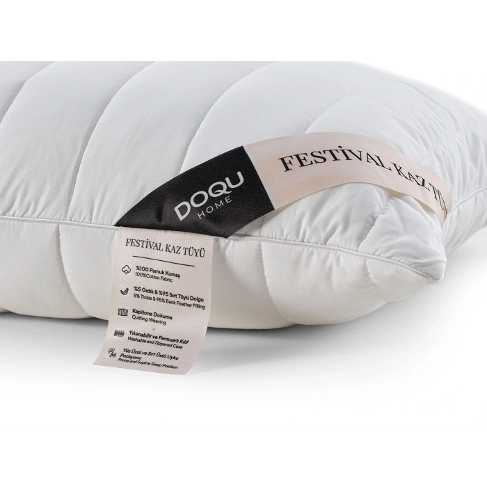 DOQU Home Festival Kaz Tüyü Yastık 50 x 70 cm