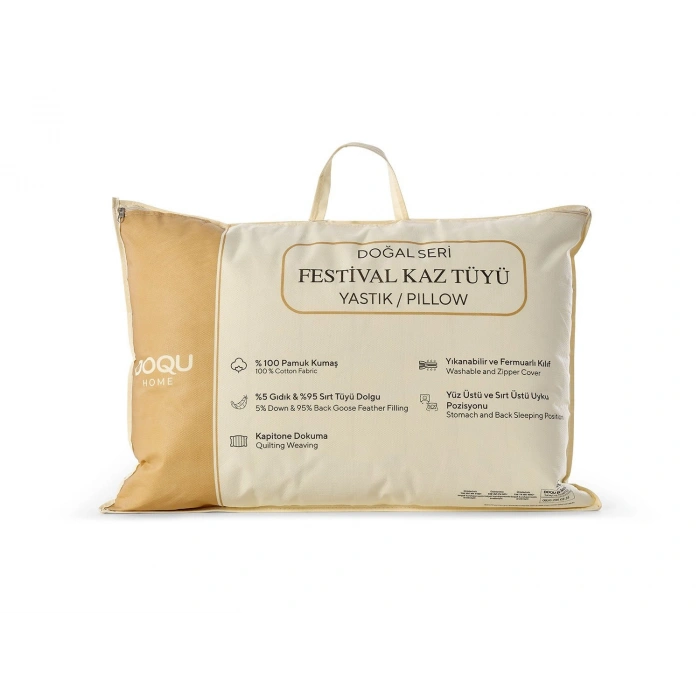 DOQU Home Festival Kaz Tüyü Yastık 50 x 70 cm