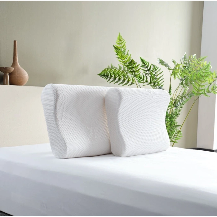 DOQU Home Visco Comfort Yastık 51 x 42 + 13 cm - Beyaz