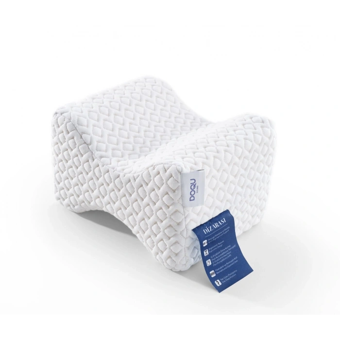 DOQU Home Diz Arası Yastık 26 x 21 x 16,5 cm - Beyaz