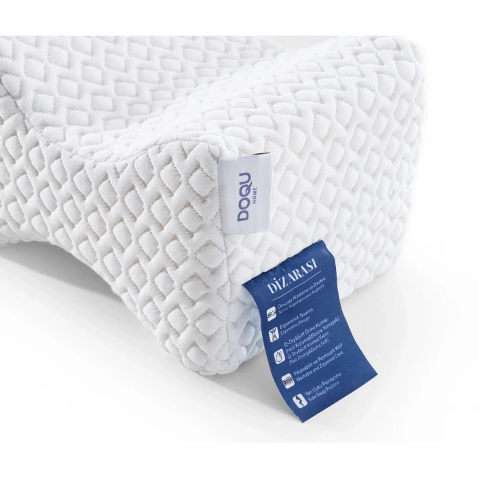 DOQU Home Diz Arası Yastık 26 x 21 x 16,5 cm - Beyaz