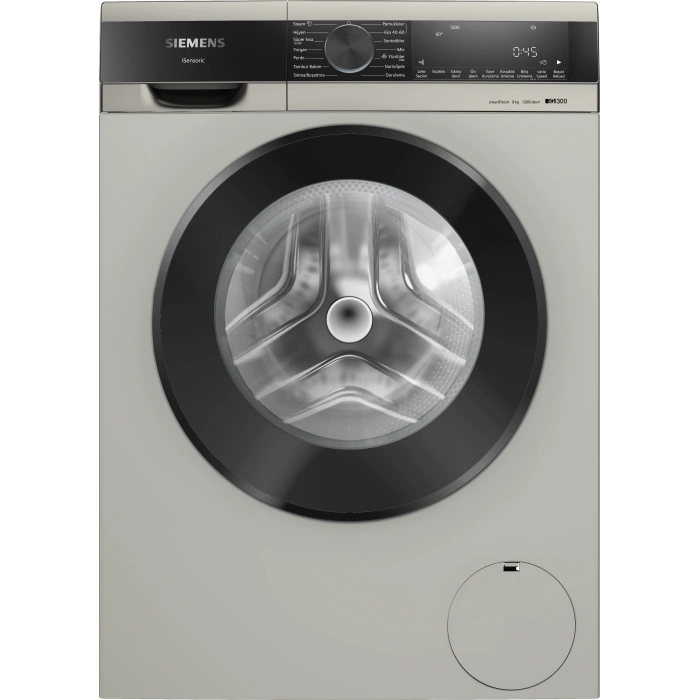 Siemens WG42A2ZXTR iQ300 Çamaşır Makinesi 9 kg 1200 dev./dak., Gümüş