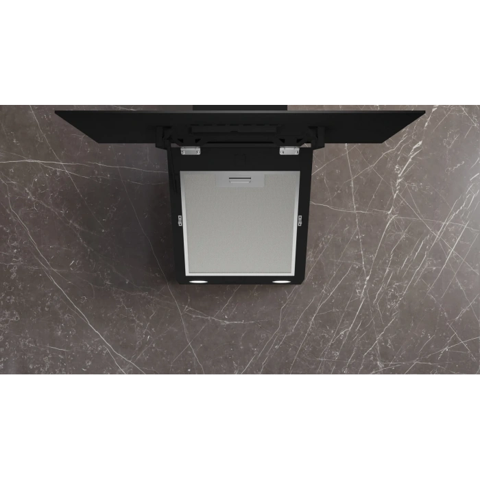 Siemens LC64KPJ60T iQ100 Duvar Tipi Davlumbaz 60 cm Siyah Cam