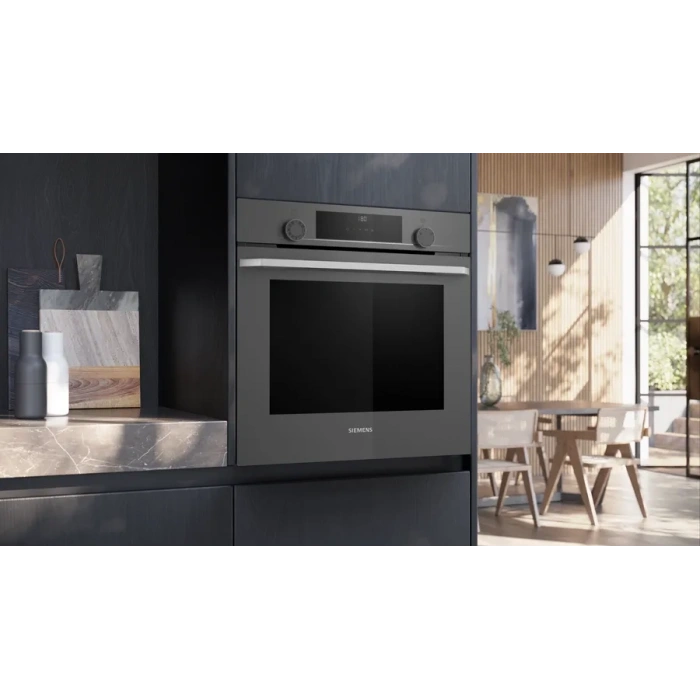 Siemens HU736AEN0T iQ300 Buhar Destekli Ankastre Fırın 60 x 60 cm