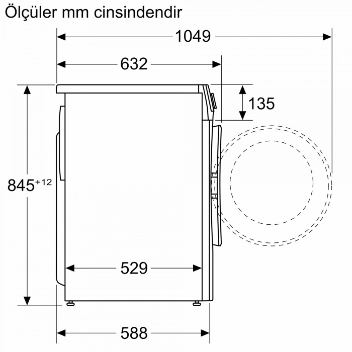 Siemens WG44A2ZRTR iQ300 Çamaşır Makinesi 9 kg 1400 dev./dak.