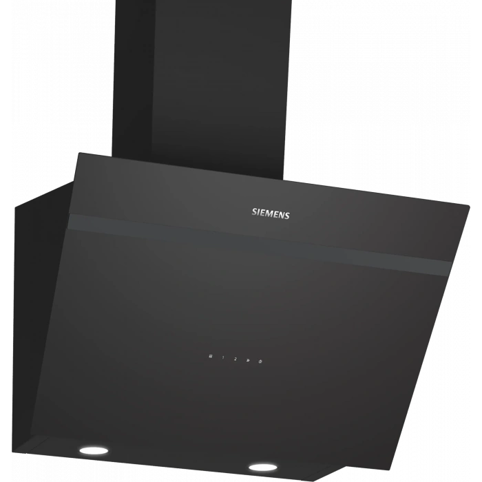 Siemens LC66KPJ60T iQ300 Duvar Tipi Davlumbaz 60 cm Siyah Cam