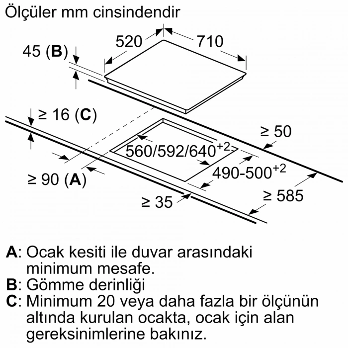 Siemens ET775FGP1E iQ300 Elektrikli Ocak 70 cm