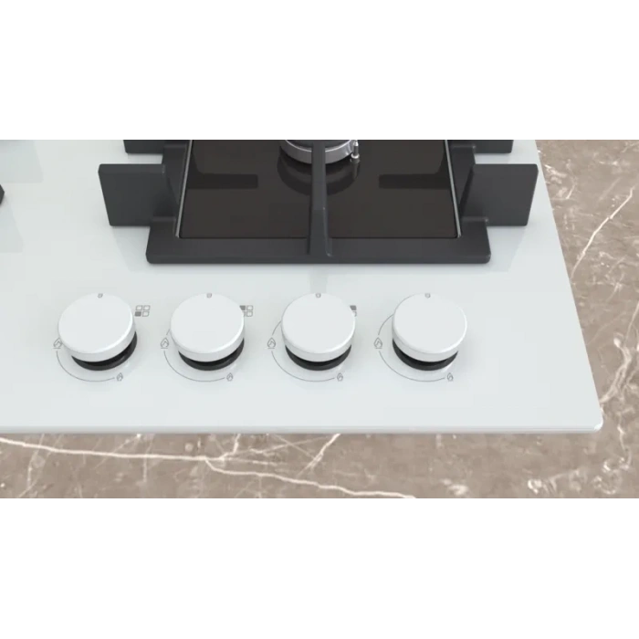 Siemens EN6B2NP40O iQ300 Gazlı Ocak 60 cm Sert cam, Beyaz