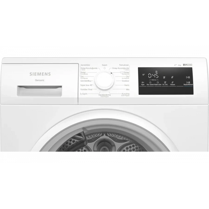 Siemens WT00H200TR iQ300 Isı Pompalı Kurutma Makinesi 8 kg