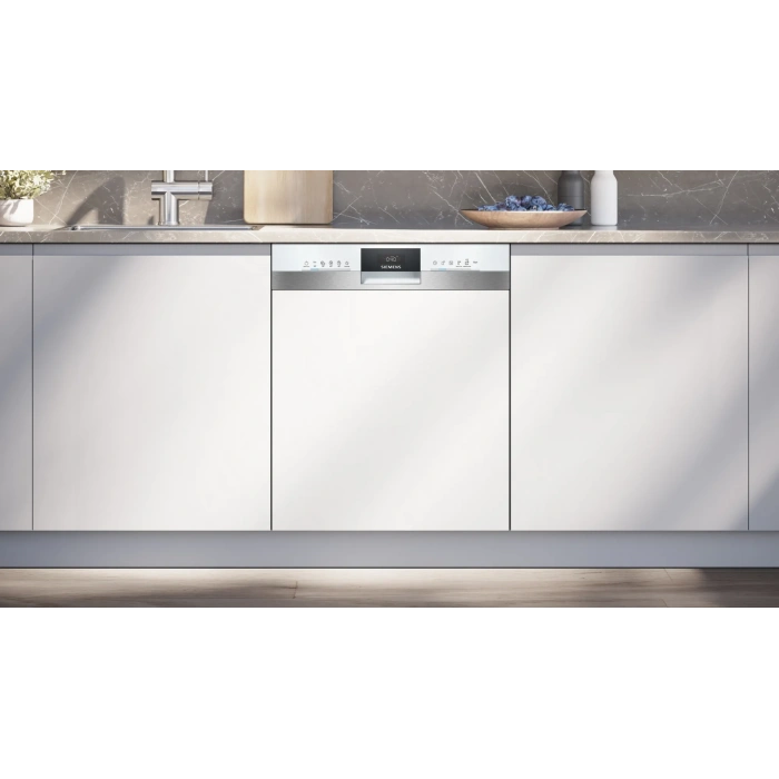 Siemens SN53IW50KT iQ300 Yarı Ankastre Bulaşık Makinesi 60 cm Beyaz
