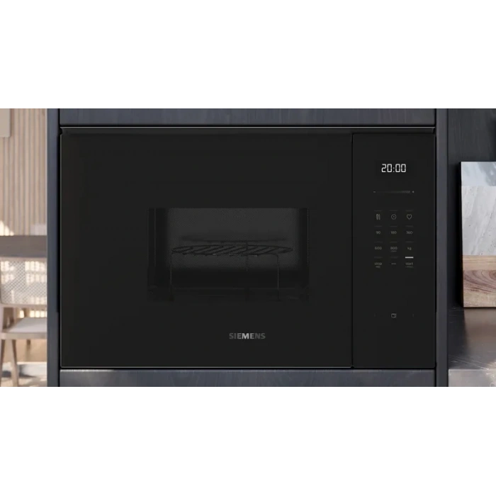 Siemens BE525LMB2 iQ500 Built-In Microwave with grill Siyah