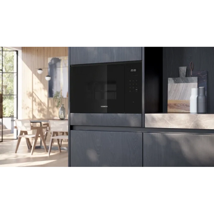 Siemens BE525LMB2 iQ500 Built-In Microwave with grill Siyah